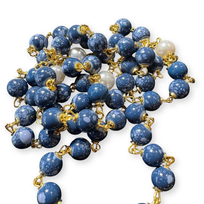 Saint JPII - St.John Paul II Pope - Blessed Rosary with Relic Ex-Indumentis | Catholically