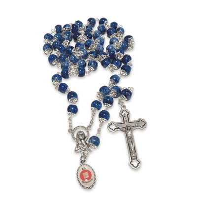 Saint JPII - St.John Paul II Pope - Blessed Rosary With Relic Ex-Indumentis | Catholically