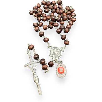 Saint JPII - St. John Paul II Pope Canonization Rosary + Medal w/ free relic | Catholically