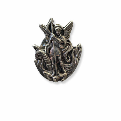 Saint Michael Archangel Pin   Guardian Angel Lapel Pin | Catholically