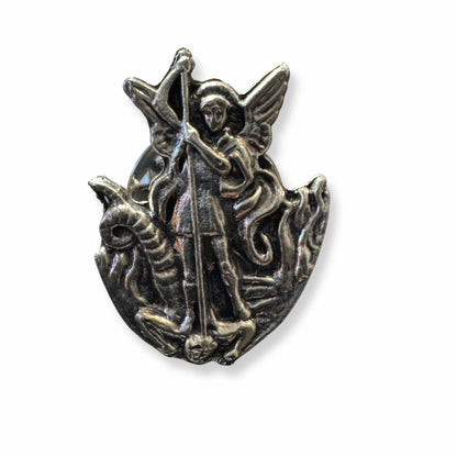 Saint Michael Archangel Pin   Guardian Angel Lapel Pin | Catholically