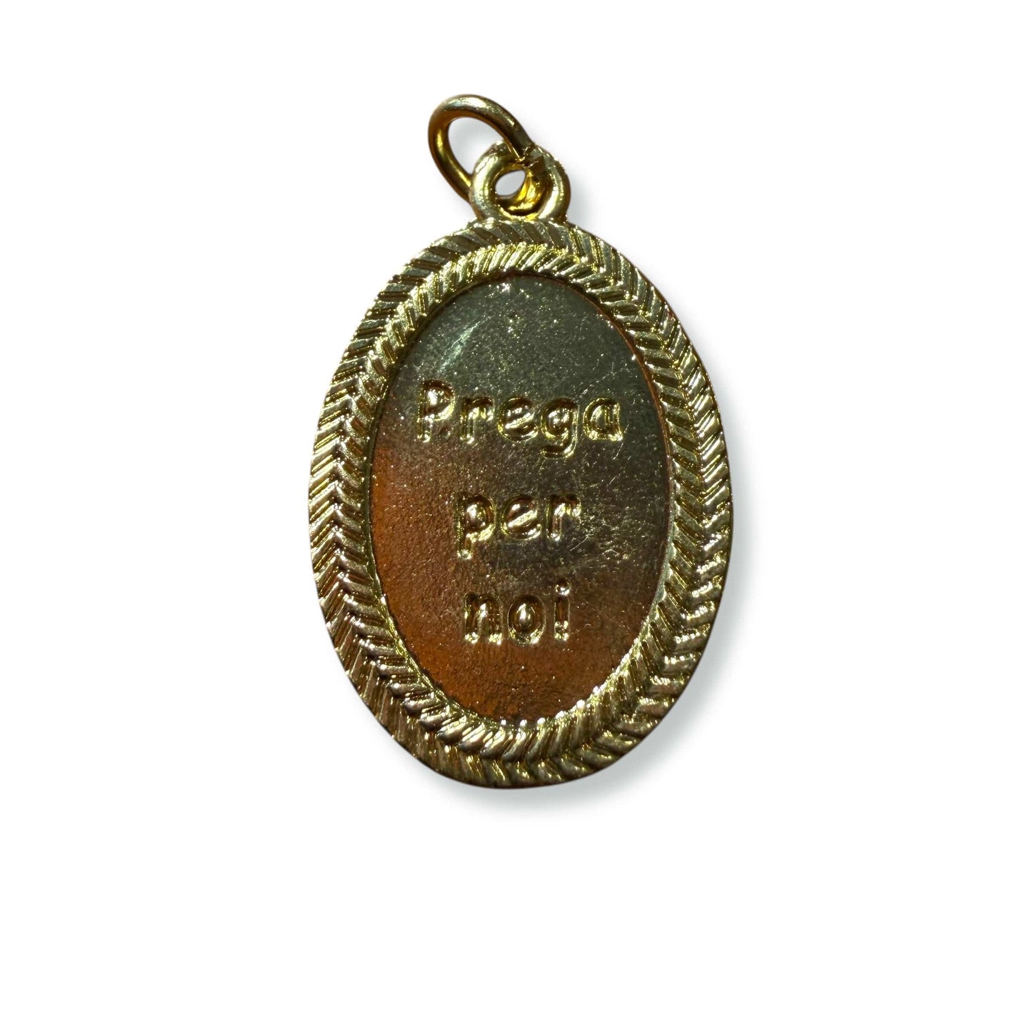 Saint Michael the Archangel Golden Medal Blessed by Pope Leo - Catholic Pendant | Catholically