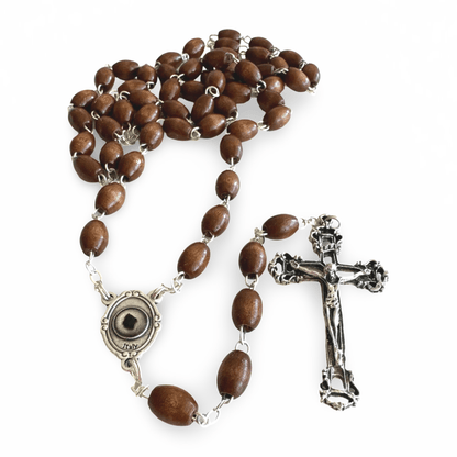Saint Padre Pio Rosary w/ 2nd Class Relic - Blessed by Pope Leo XIV | Catholically