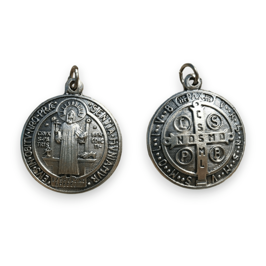 Saint St Benedict 1.5" - Medal - Catholic Exorcism - Blessed By Pope - Medalla | Catholically