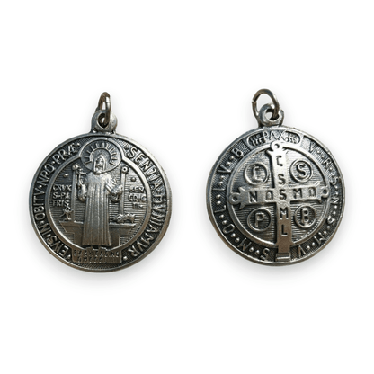 Saint St Benedict 1.5" - Medal - Catholic Exorcism - Blessed By Pope - Medalla | Catholically