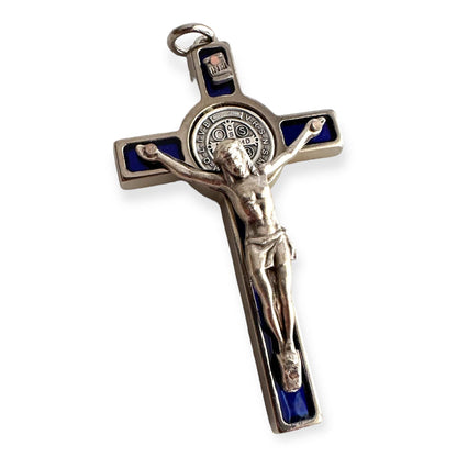 Saint St. Benedict 2" Crucifix - Exorcism- Cross - Blessed By Pope - San Benito | Catholically