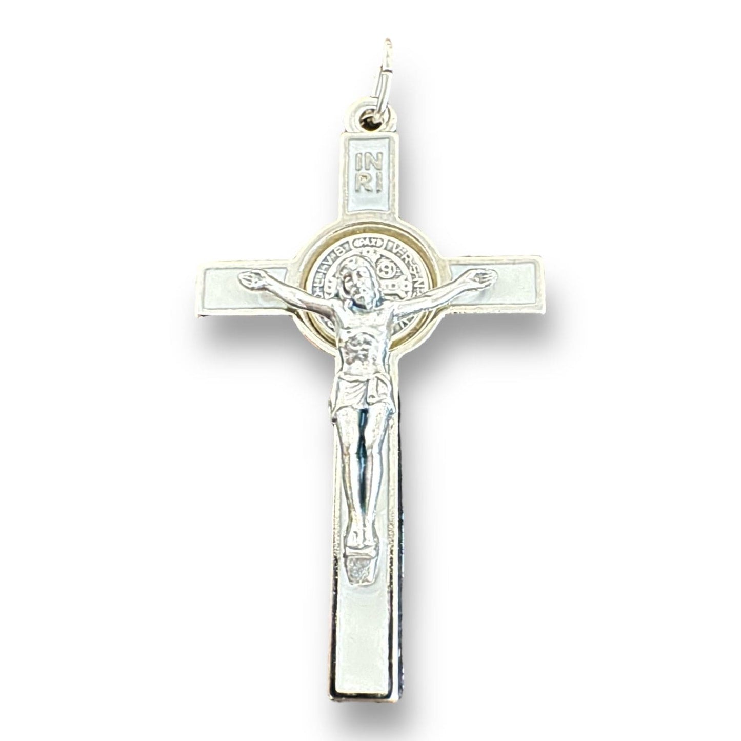 Saint St. Benedict 2" Crucifix - Exorcism- Cross - Blessed By Pope San Benito | Catholically
