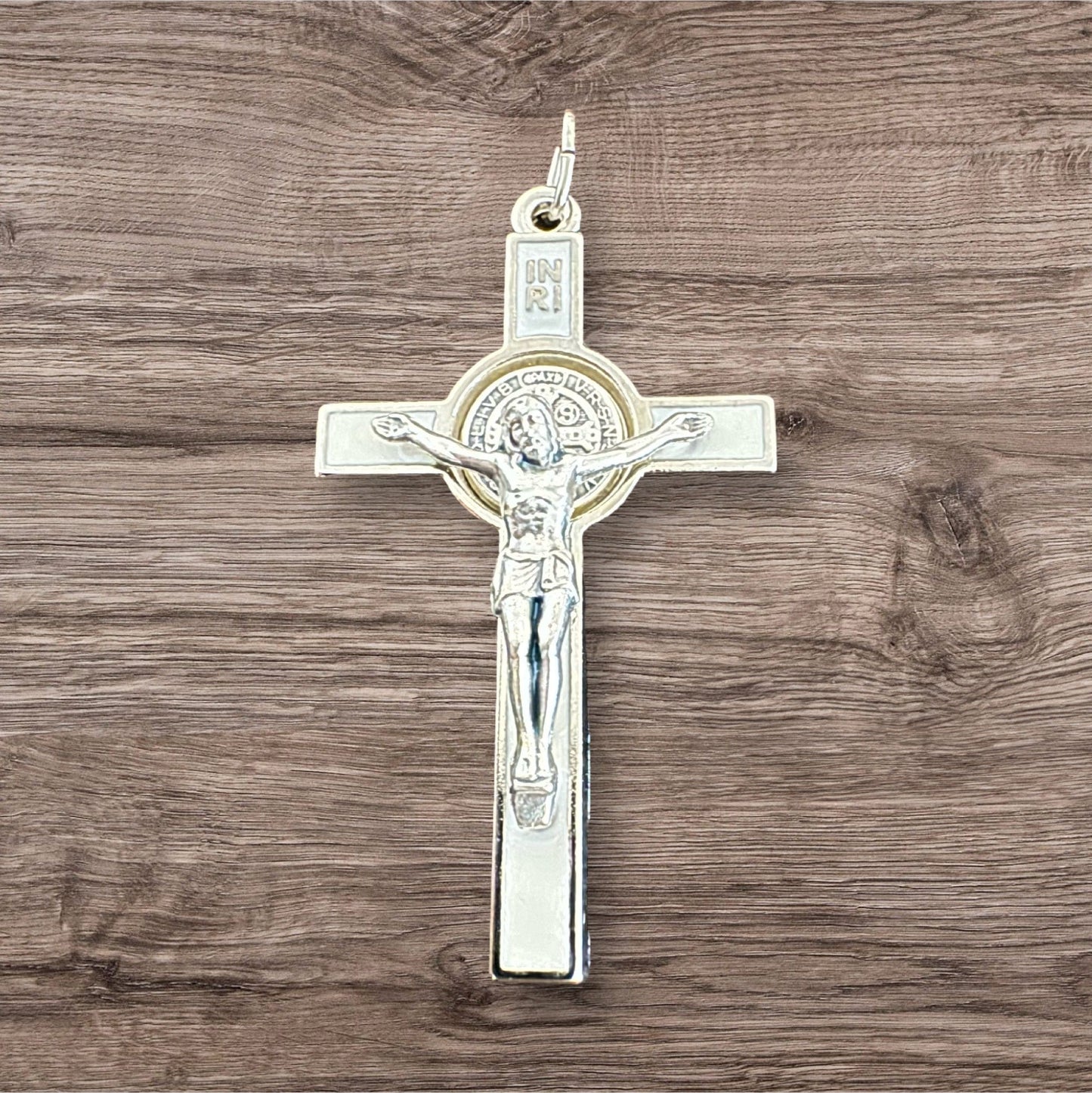Saint St. Benedict 2" Crucifix - Exorcism- Cross - Blessed By Pope San Benito | Catholically