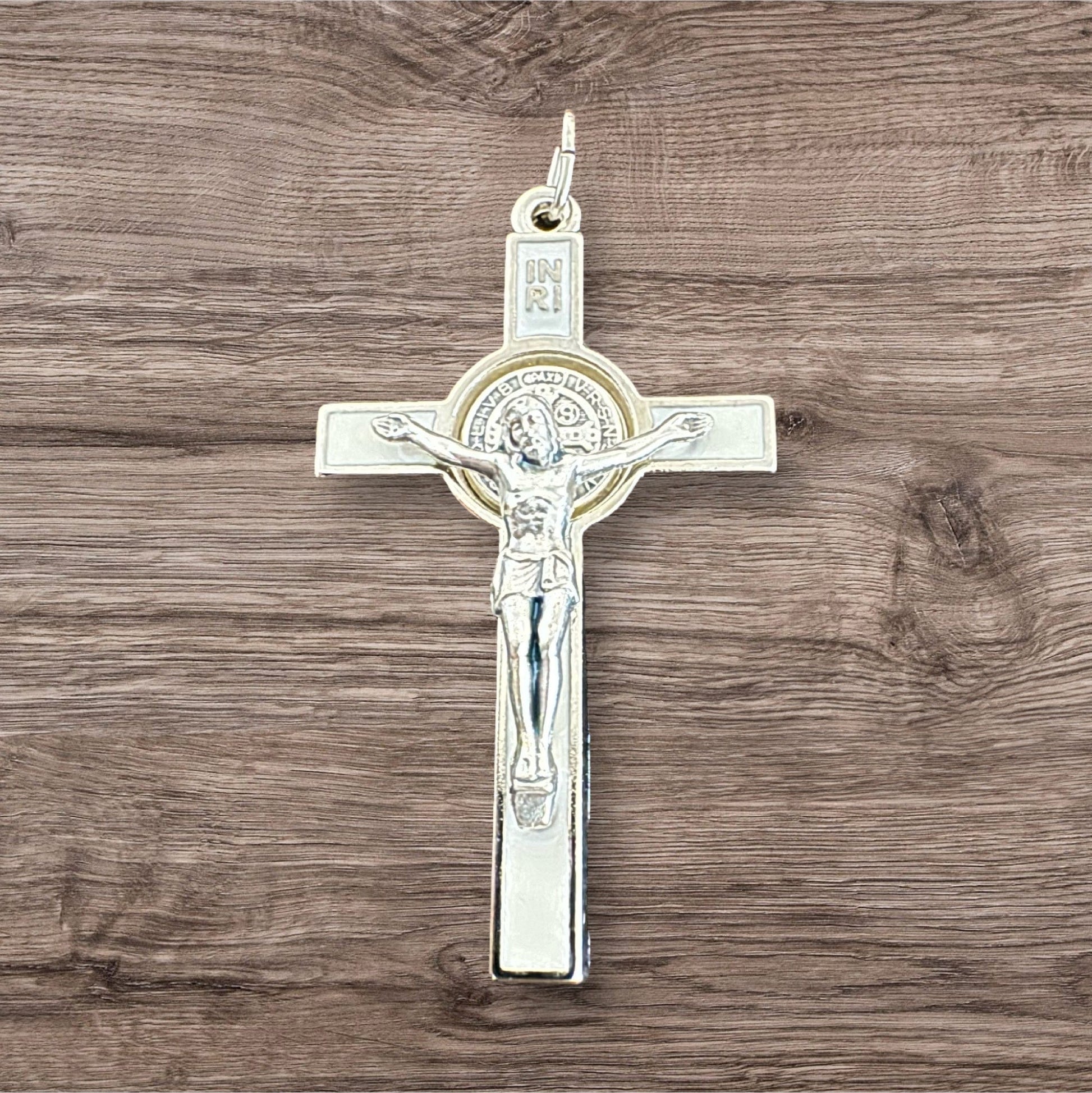 Saint St. Benedict 2" Crucifix - Exorcism- Cross - Blessed By Pope San Benito | Catholically
