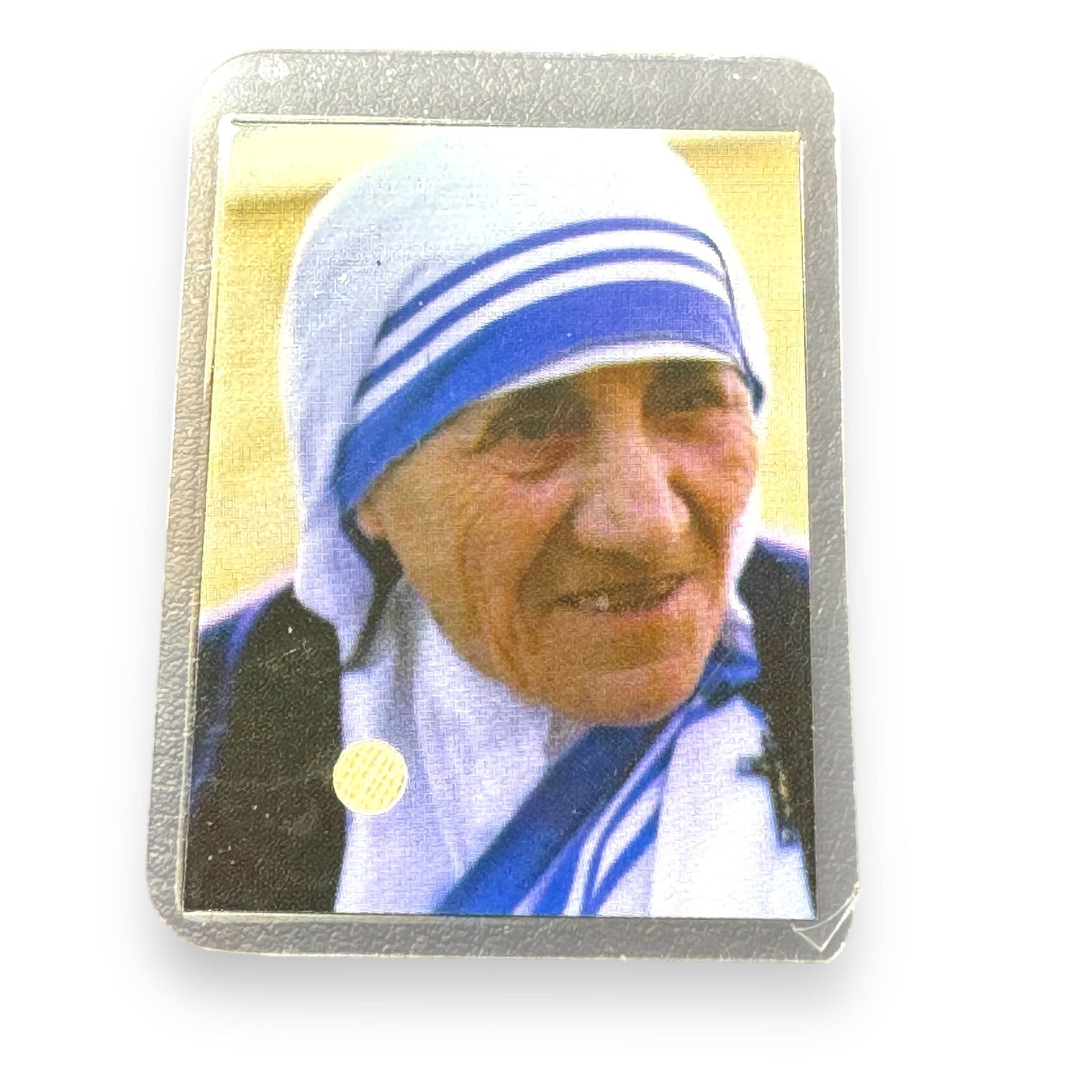 Saint St. Mother Teresa of Calcutta Relic Card - Holy Card Madre Teresa | Catholically