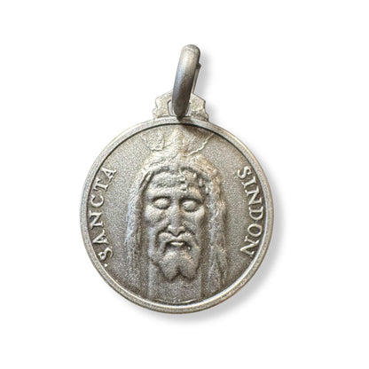 Sancta Sindon Medal - Sterling 925 Holy Face Of Jesus - Holy Shroud - Oviedo | Catholically