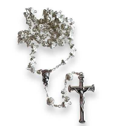 Shiny Bohemian Crystal Rosary - Blessed by Pope | Catholically