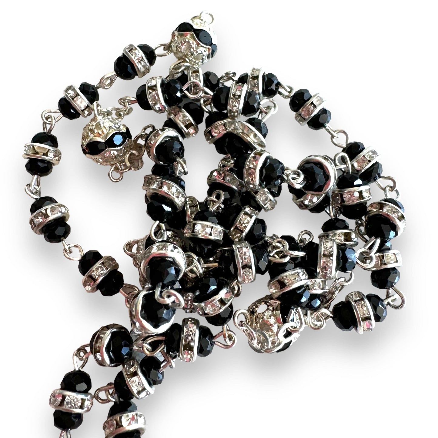 Shiny Bohemian Crystal Rosary - Blessed by Pope | Catholically
