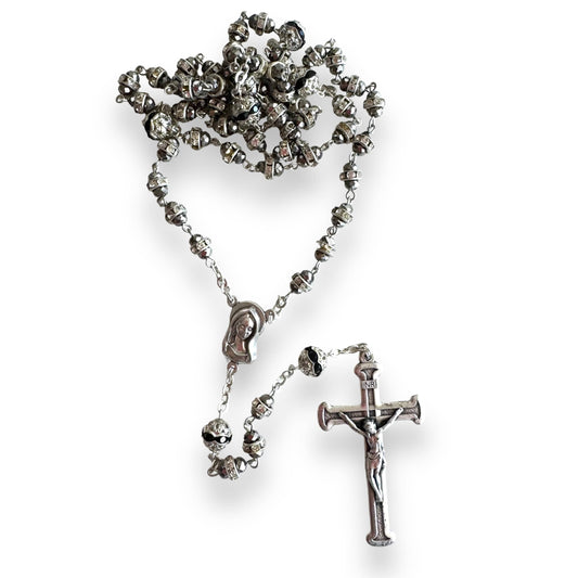Shiny Bohemian Crystal Rosary - Blessed by Pope | Catholically