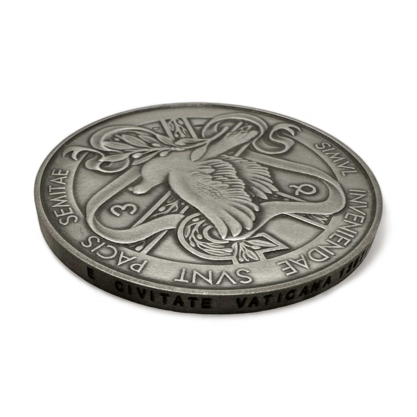 Silver Annual Papal Medal - Year 12 - 2024 - Pope Francis Pontificate | Catholically