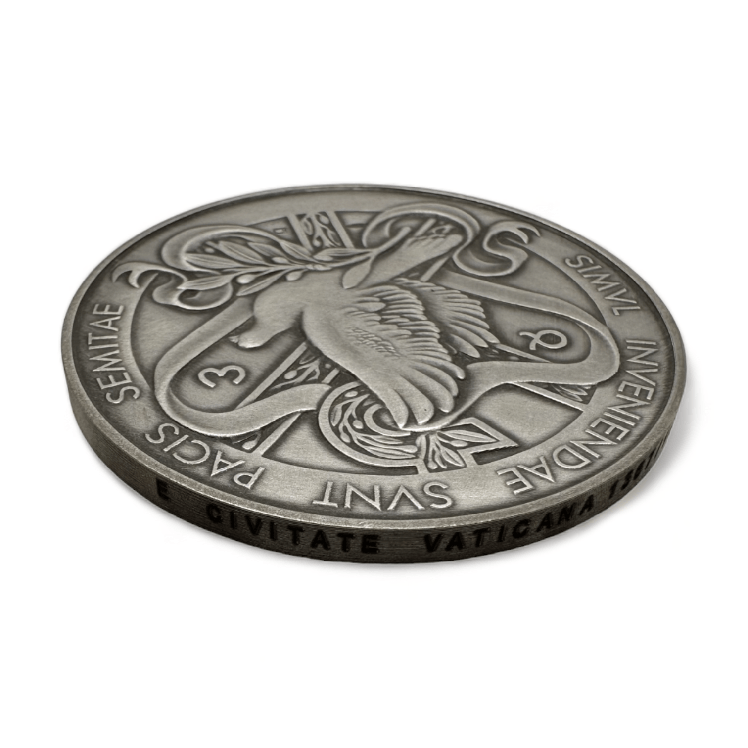 Silver Annual Papal Medal - Year 12 - 2024 - Pope Francis Pontificate | Catholically