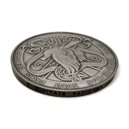 Silver Annual Papal Medal - Year 12 - 2024 - Pope Francis Pontificate | Catholically