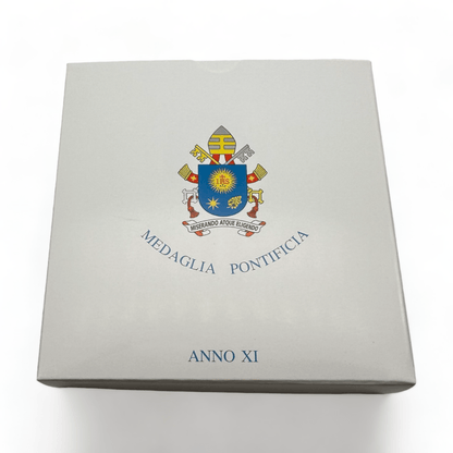 Silver Annual Papal Medal - Year 12 - 2024 - Pope Francis Pontificate | Catholically