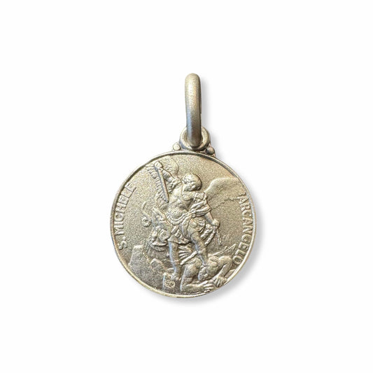 Silver Medal of St. Michael Archangel - Patron Saint of Police Officers | Catholically