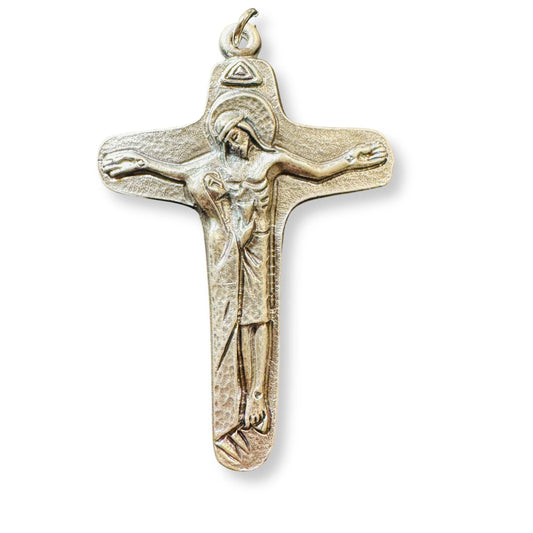 Sorrowful Mother Pectoral Cross - Catholic Crucifix - Blessed By Pope | Catholically