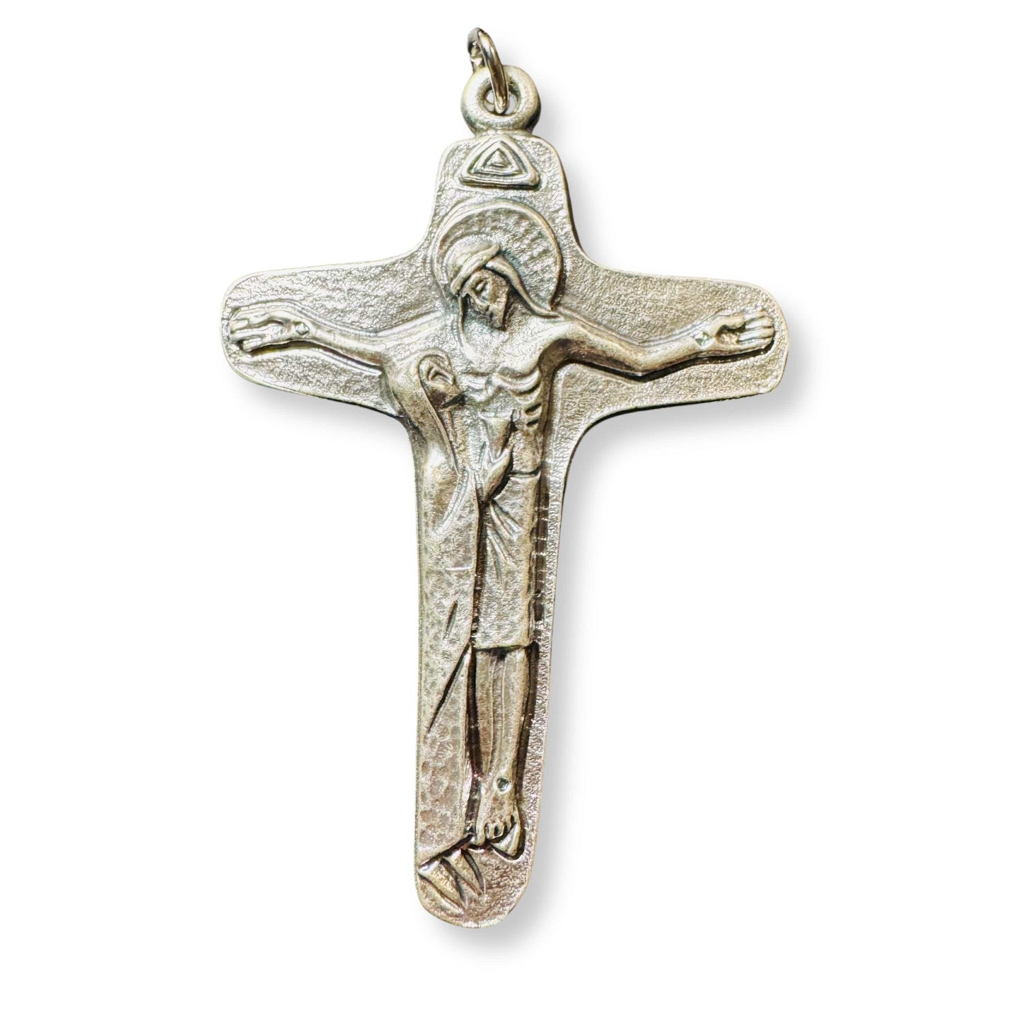 Sorrowful Mother Pectoral Cross - Catholic Crucifix - Blessed By Pope | Catholically