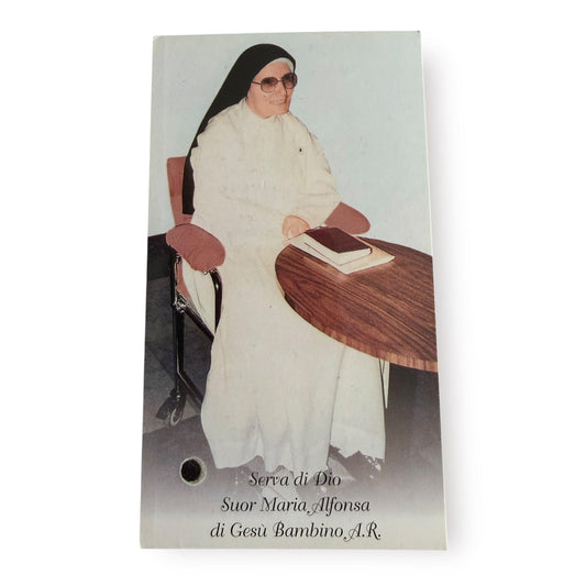 Sr. Maria Alfonsa Relic Card – Vintage Holy Card Blessed by Pope Leo | Catholically