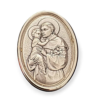 St. Anthony - Car Magnet - Medallion - Blessed By Pope | Catholically