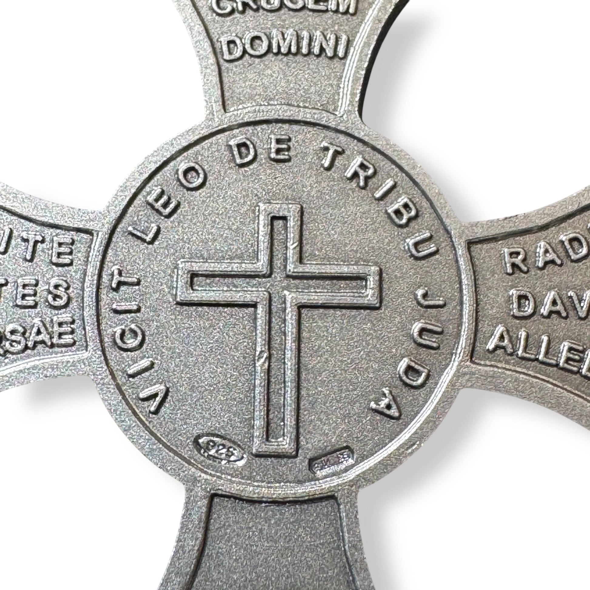 St. Anthony of Padua Cross 925 Silver Medal – 1892 Leo XIII Blessing | Catholically