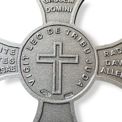 St. Anthony of Padua Cross 925 Silver Medal – 1892 Leo XIII Blessing | Catholically