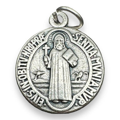 St. Benedict 3/4" Medal - Set of 2 - Catholic Exorcism - Blessed By Pope | Catholically