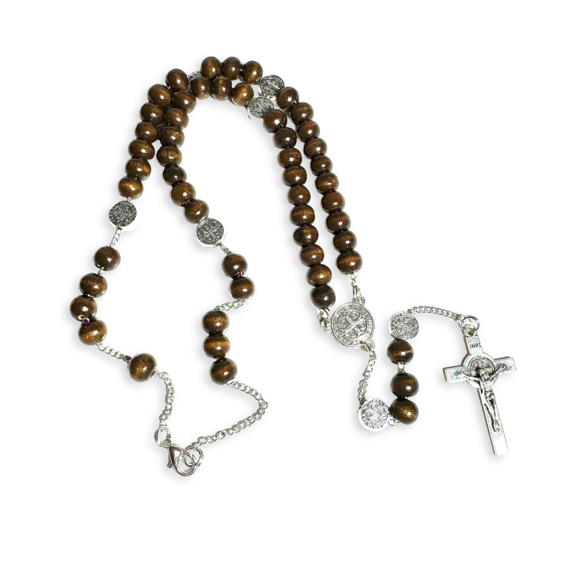 St. Benedict Benito Wood Rosary  Catholic Exorcism  Blessed by Pope | Catholically