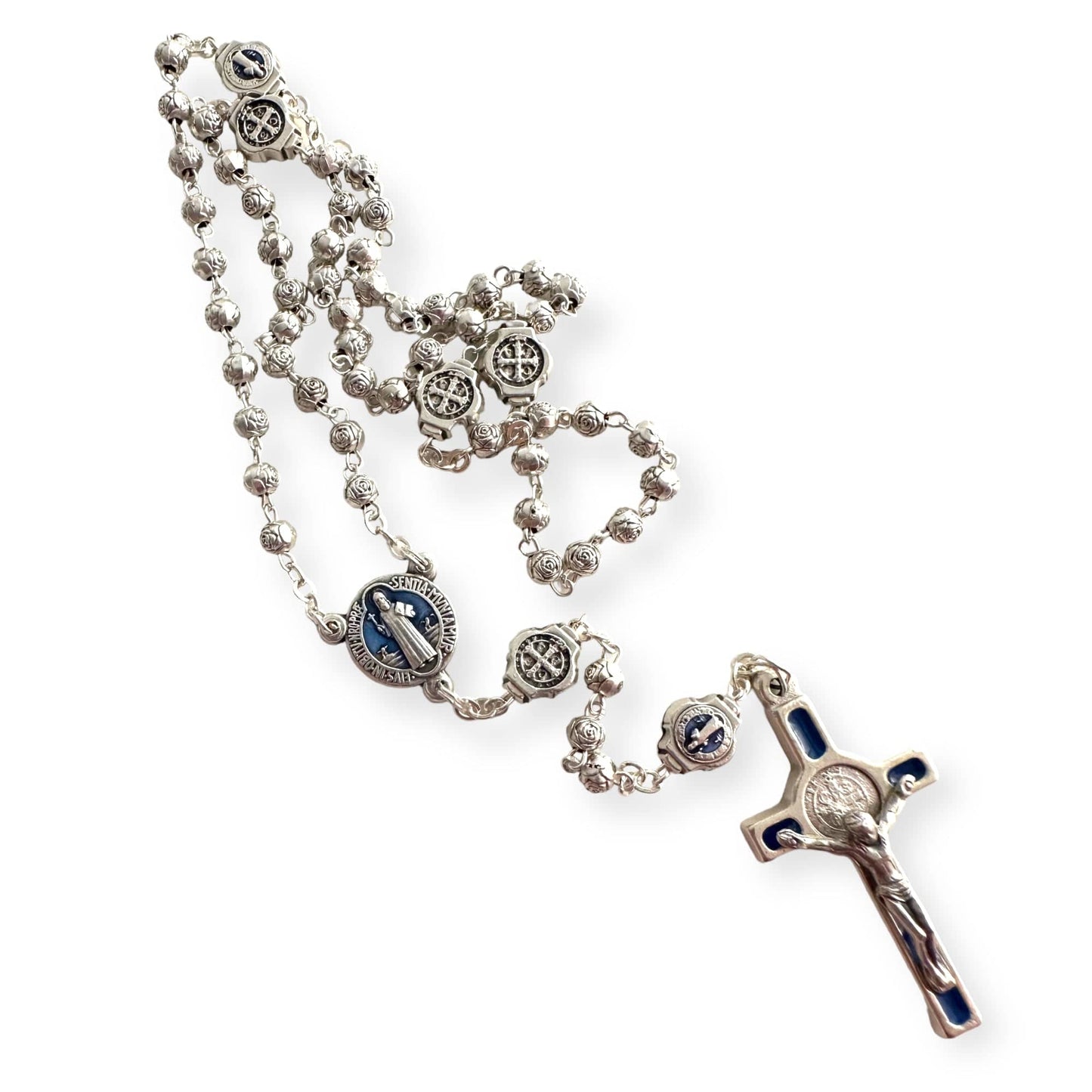 St. Benedict Edition Tiny Rosary - Blessed by Pope | Catholically