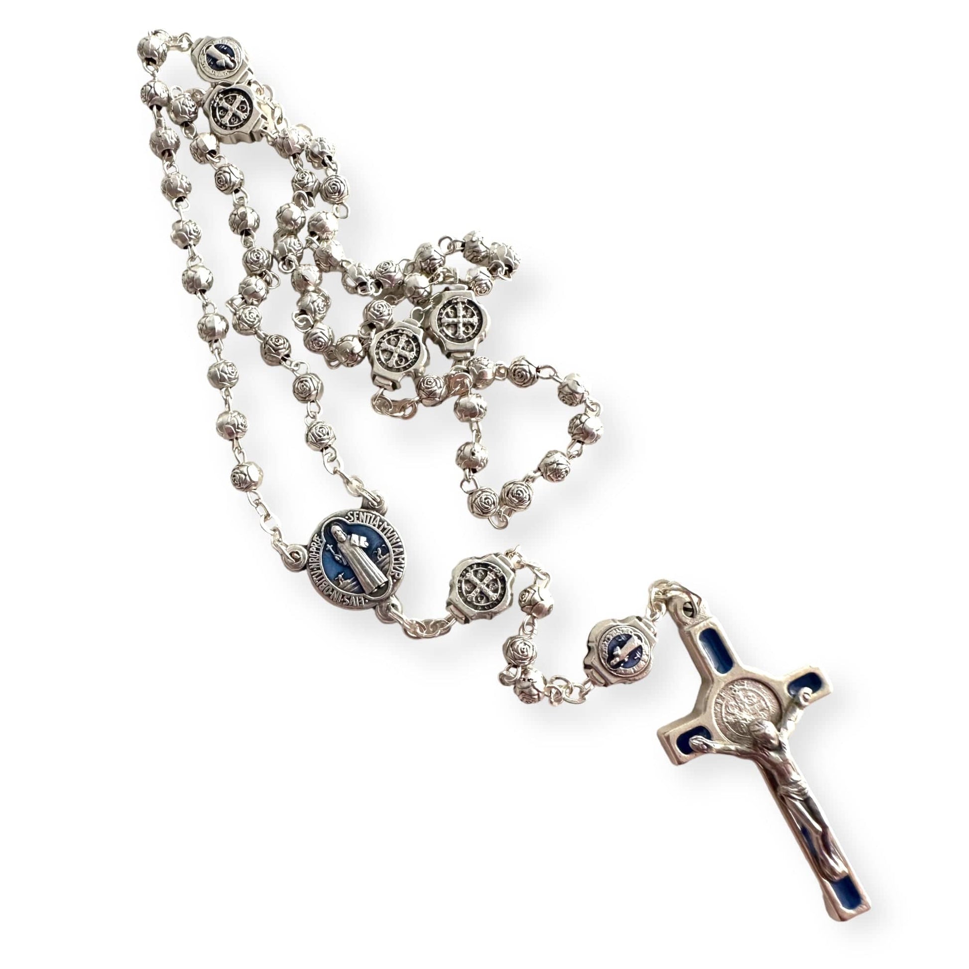 St. Benedict Edition Tiny Rosary - Blessed by Pope | Catholically