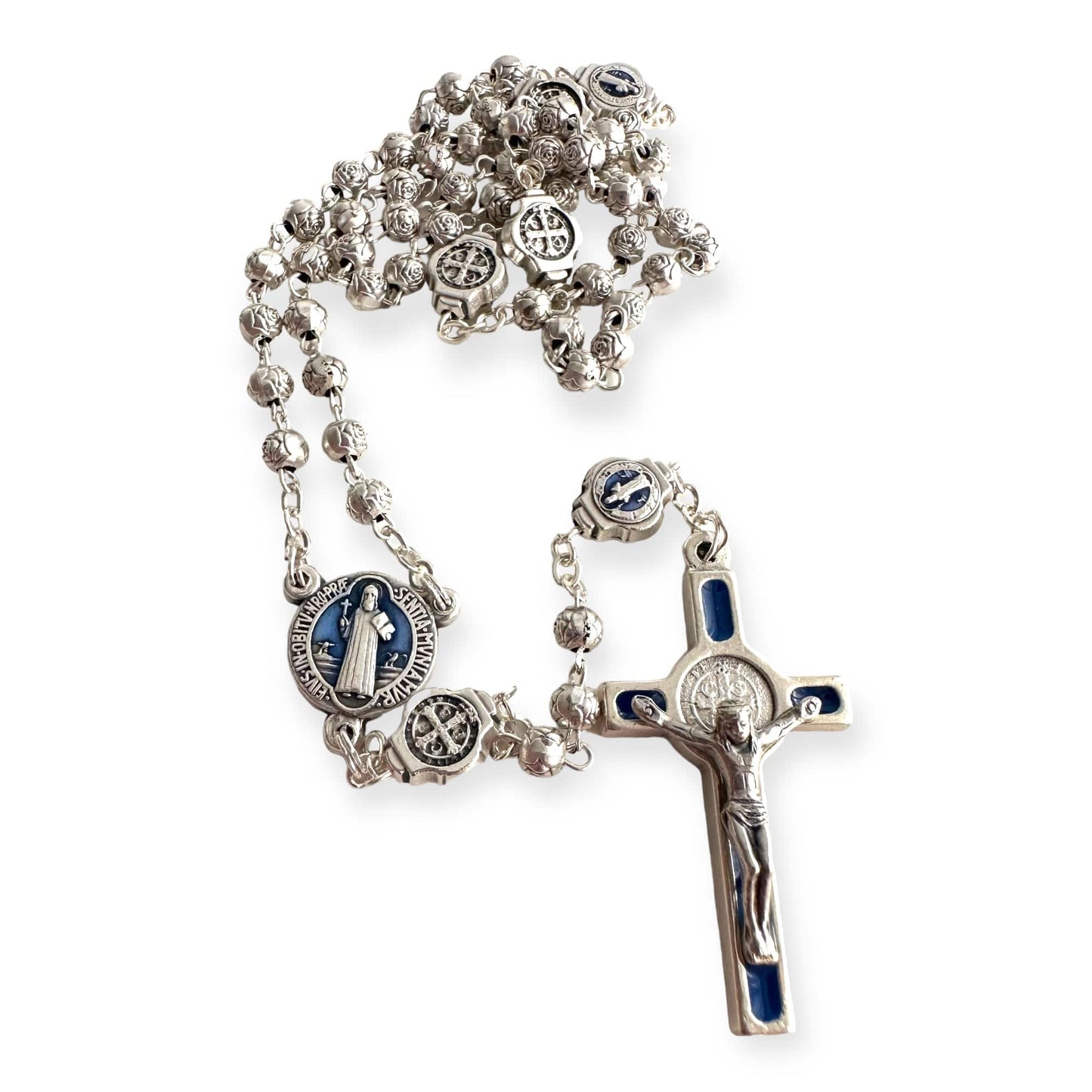 St. Benedict Edition Tiny Rosary - Blessed by Pope | Catholically
