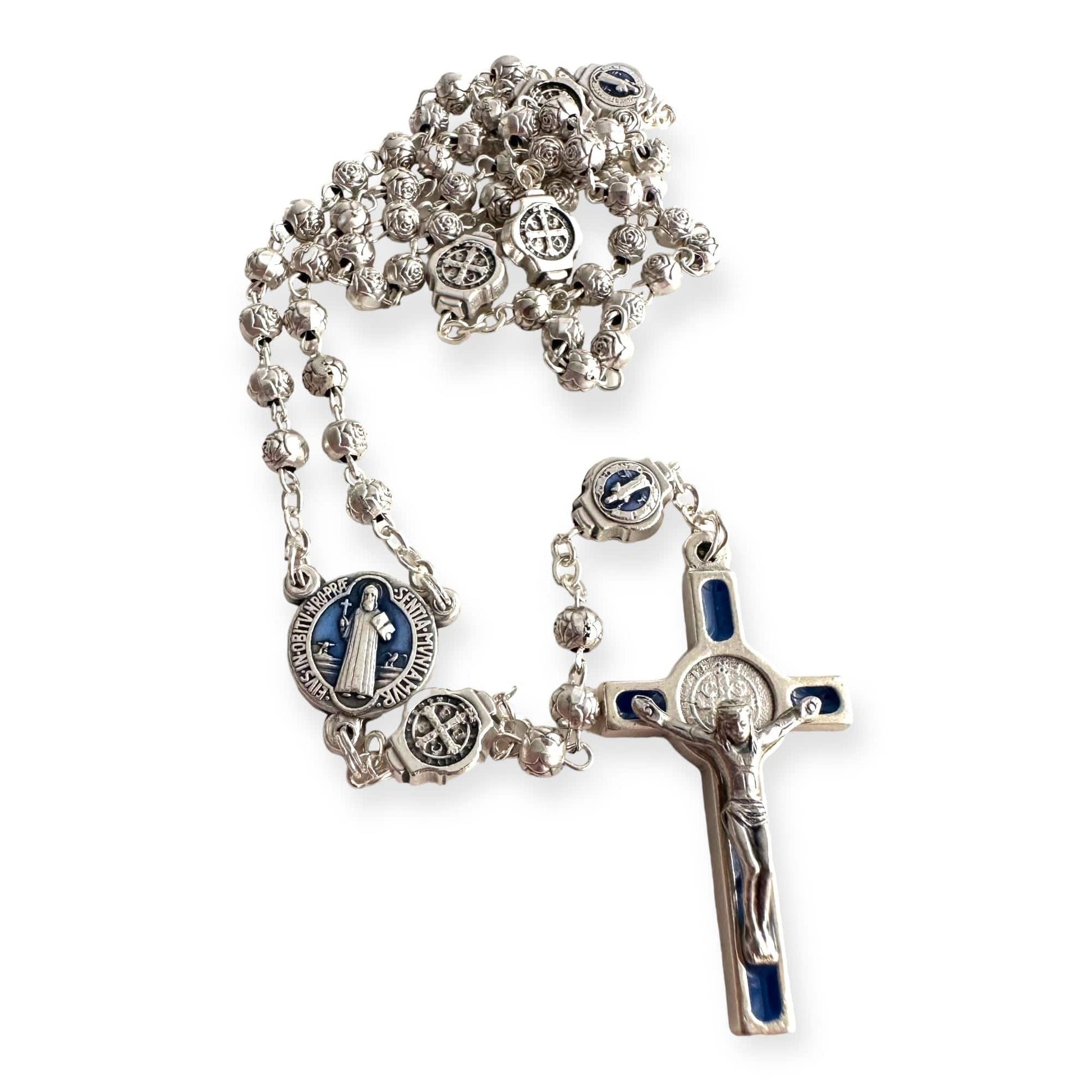 St. Benedict Edition Tiny Rosary - Blessed by Pope | Catholically