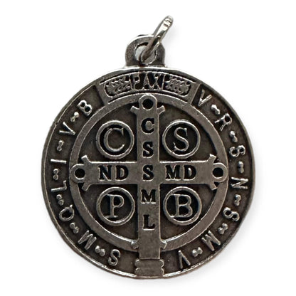 St. Benedict Enamel 1" - Medal Catholic Exorcism - Blessed | Catholically