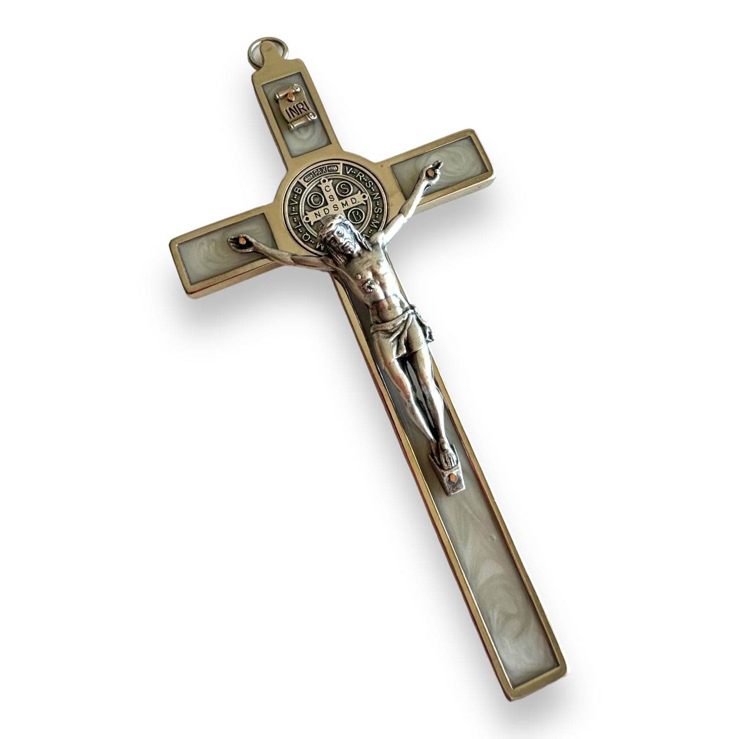 St. Benedict High Quality 6" Glow in the dark Crucifix - Exorcism | Catholically