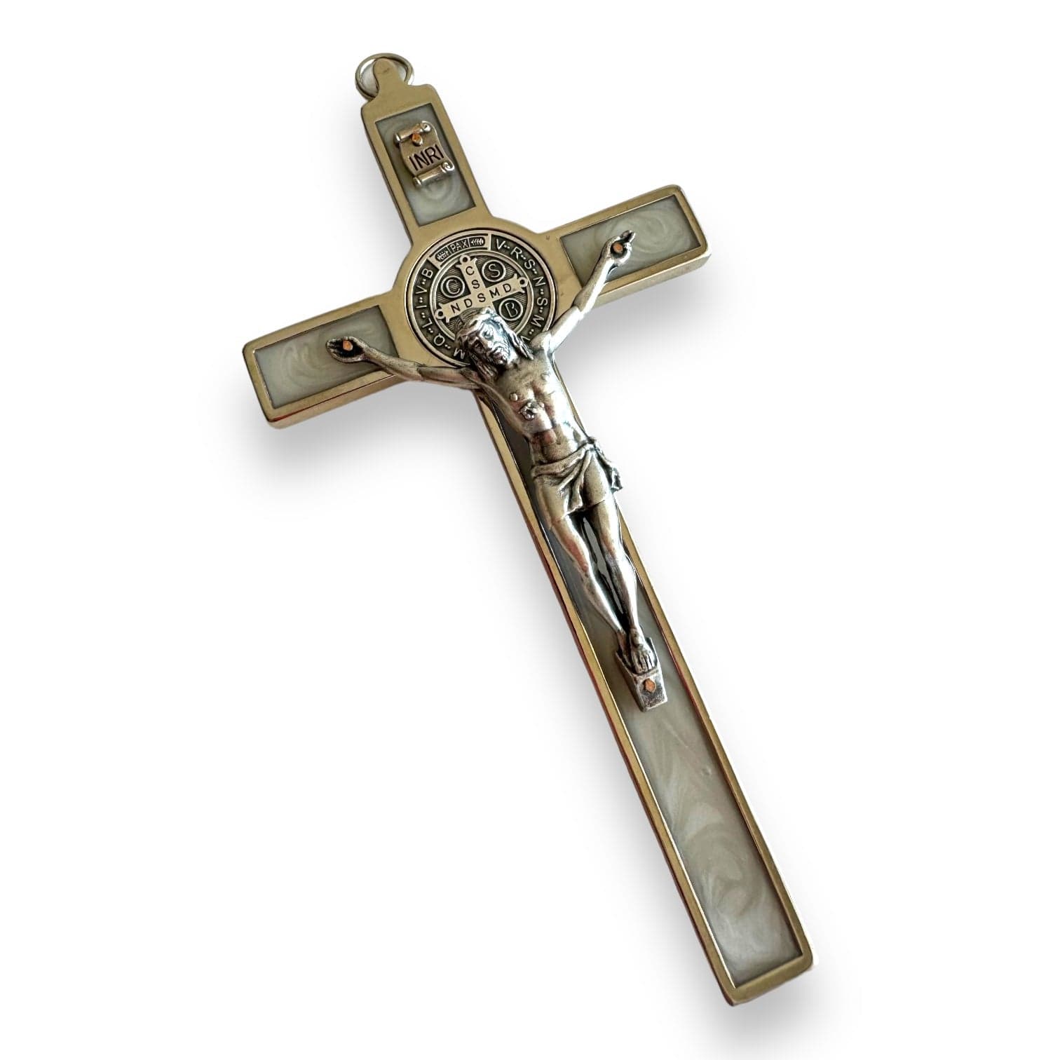 St. Benedict High Quality 6" Glow in the dark Crucifix - Exorcism | Catholically
