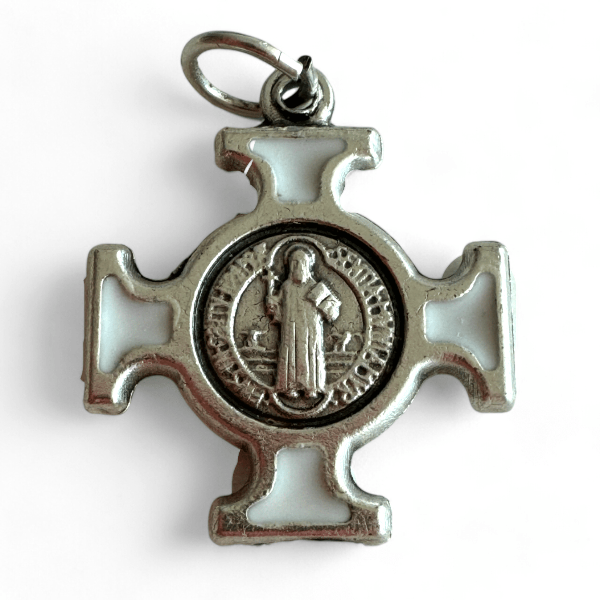 St. Benedict  Medal - Cross Blessed by Pope - Pendant - San Benito HQ | Catholically