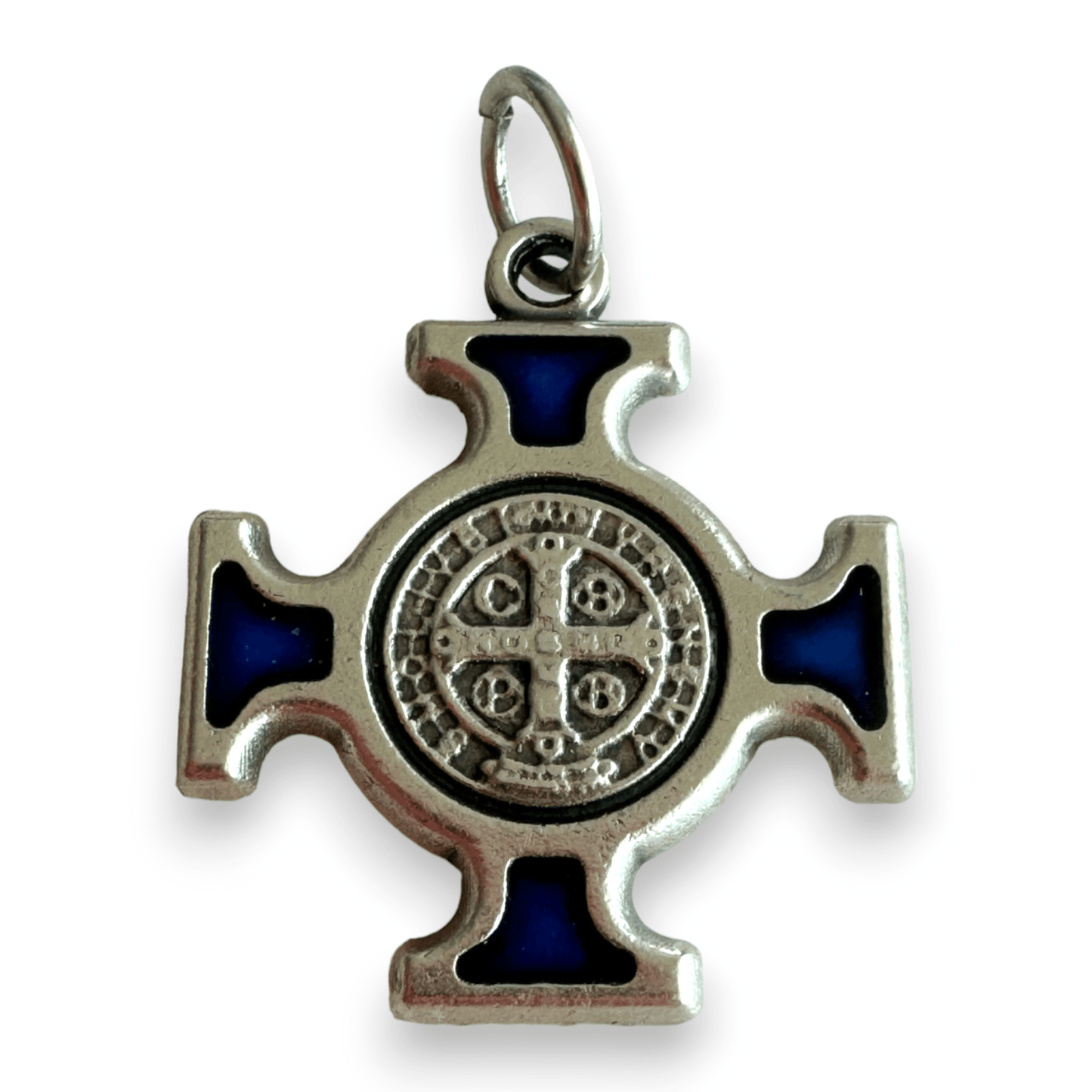 St. Benedict  Medal - Cross Blessed by Pope - Pendant - San Benito HQ | Catholically