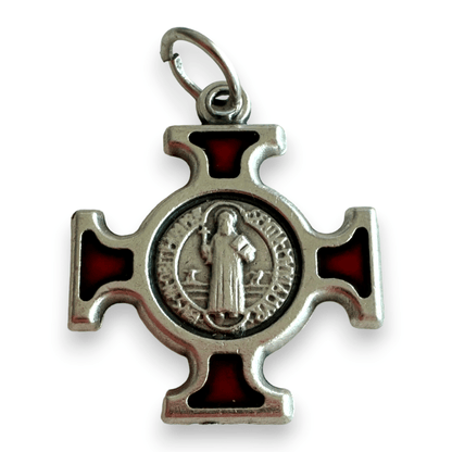 St. Benedict  Medal - Cross Blessed by Pope - Pendant - San Benito Hq | Catholically