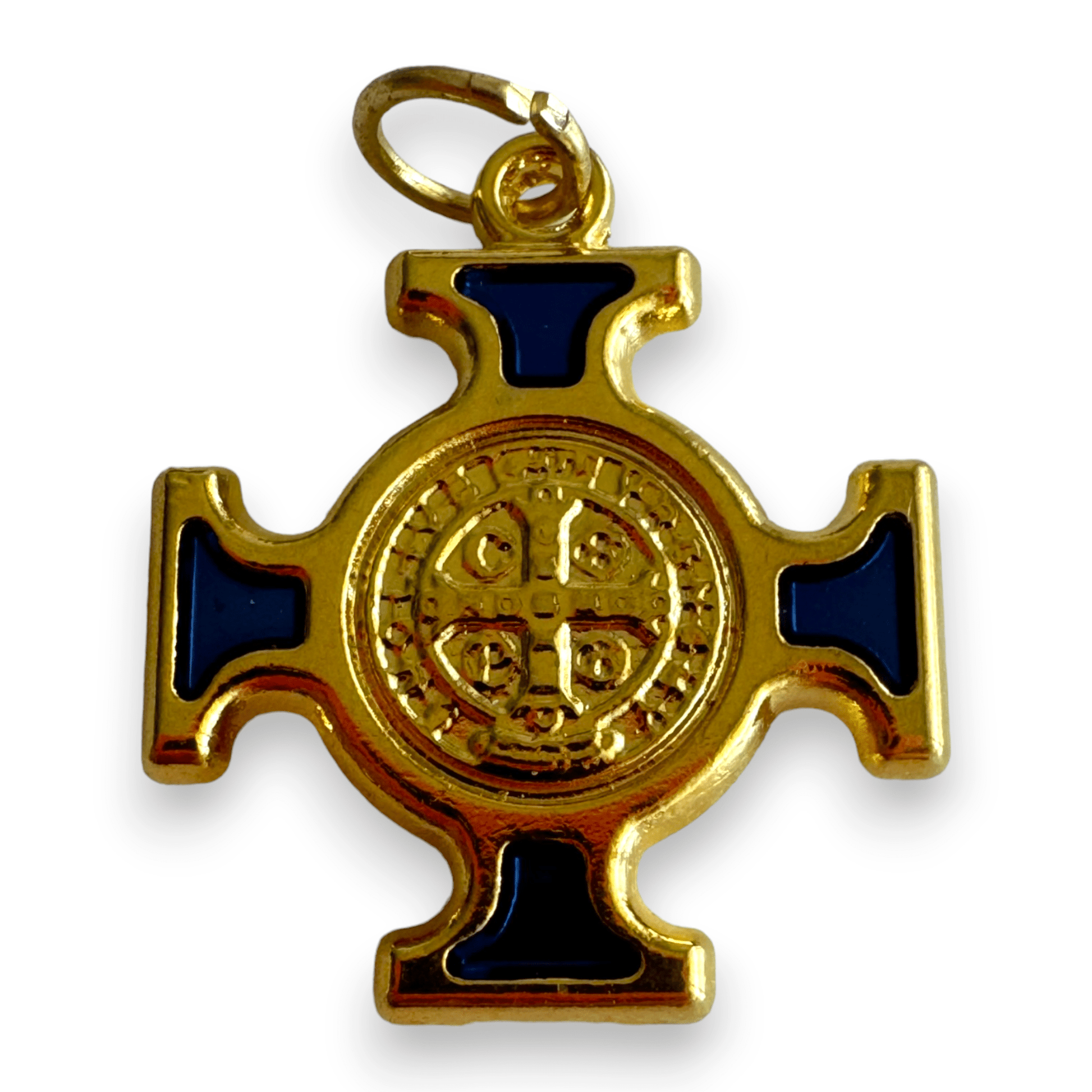 St. Benedict  Medal - Cross Blessed by Pope - Pendant - San Benito Hq | Catholically
