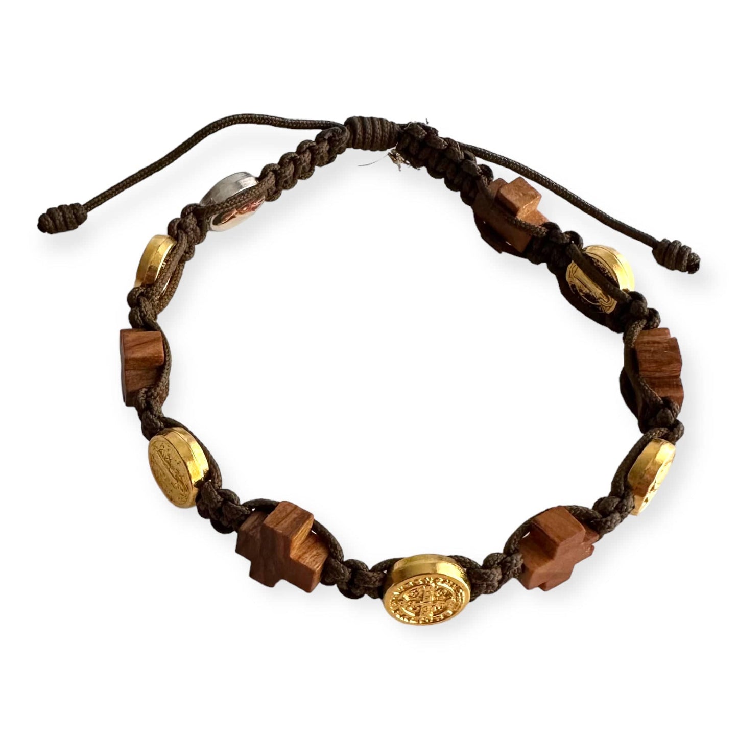 St. Benedict -Ten Beads - Hand Rosary  Blessed By Pope - Prayer Beads | Catholically