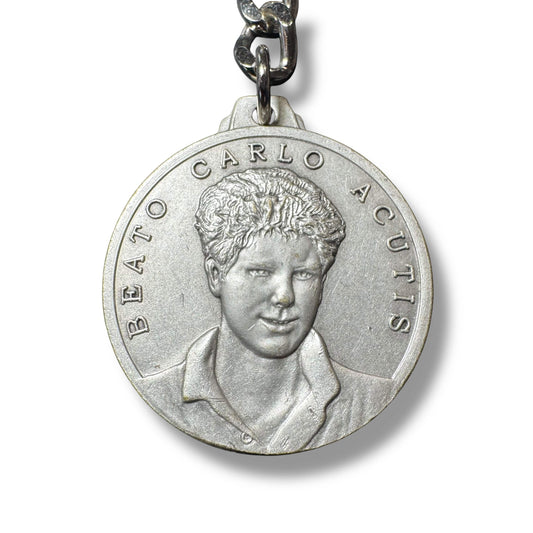 St. Carlo Acutis - Key ring- Blessed By Pope | Catholically