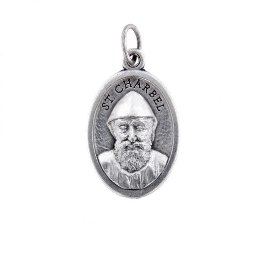 St. Charbel Makhlouf Small Medal Blessed by Pope - Medalla | Catholically