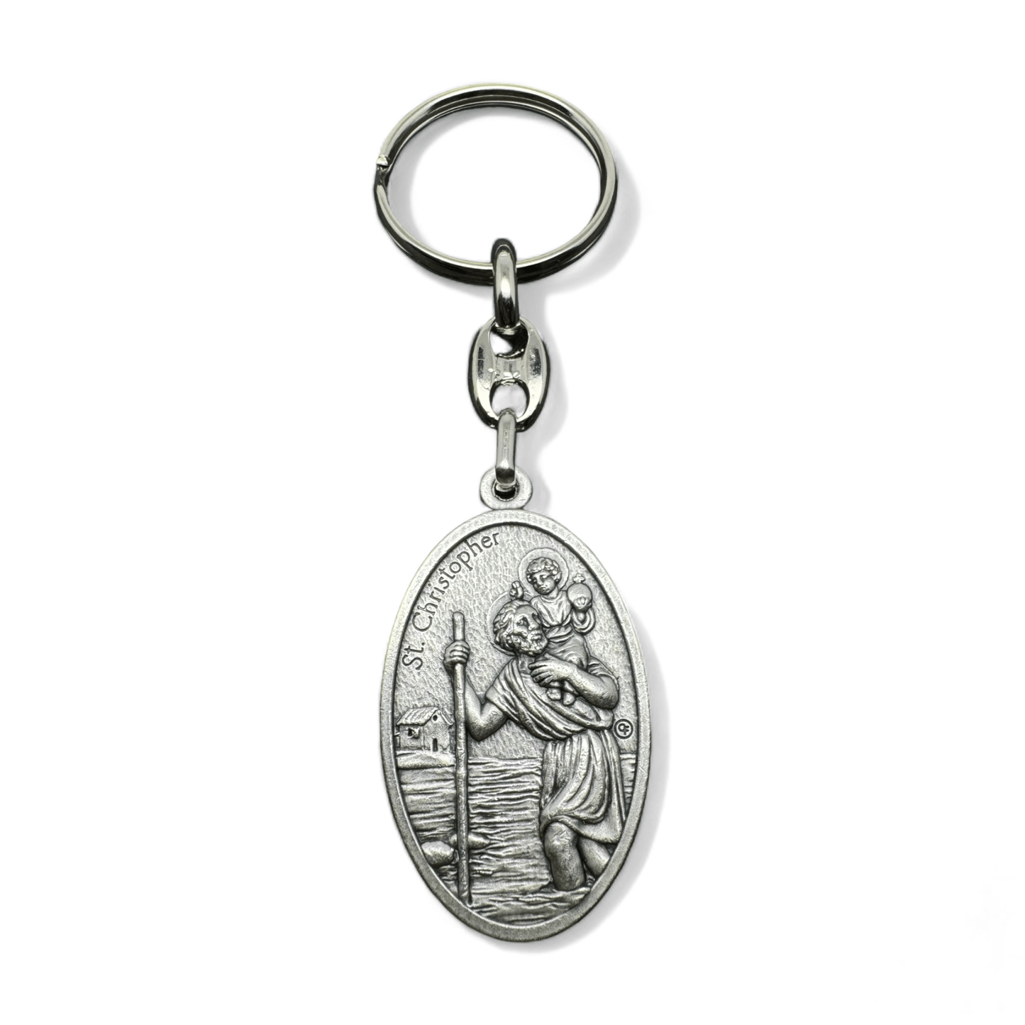 St. Christopher Catholic Key Ring Keychain Keyring | Catholically