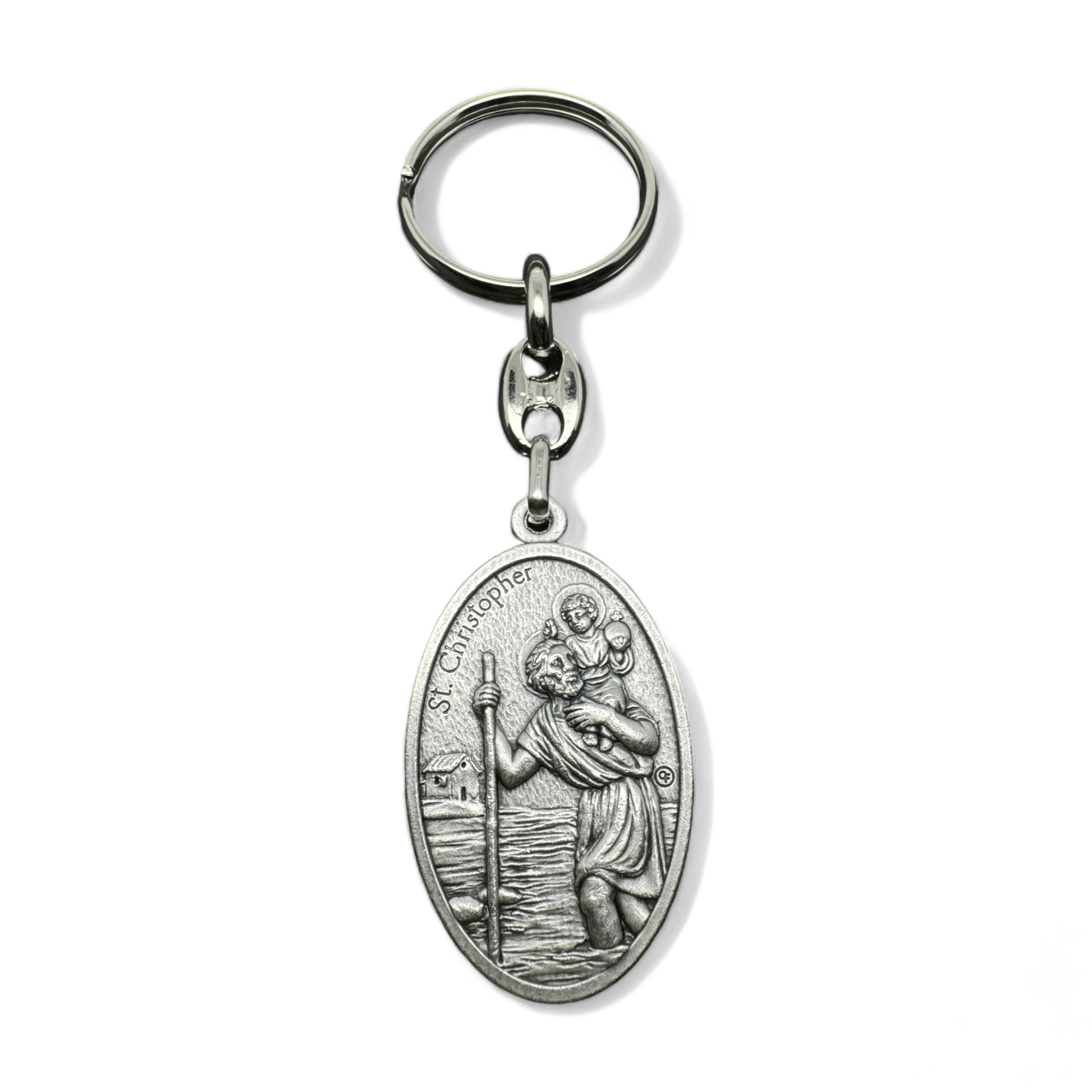 St. Christopher Catholic Key Ring Keychain Keyring | Catholically