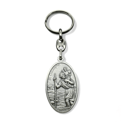 St. Christopher Catholic Key Ring Keychain Keyring | Catholically
