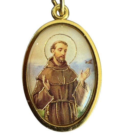 St. Francis Medal - Blessed by Pope - Catholic Pendant | Catholically