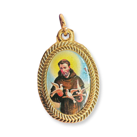 St. Francis of Assisi Medal – Blessed by Pope Leo XIV in Rome | Catholically